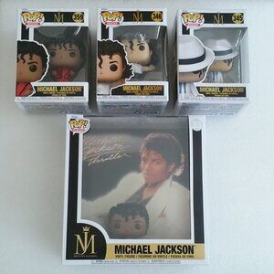 Funko Pop Michael Jackson Bundle of 4